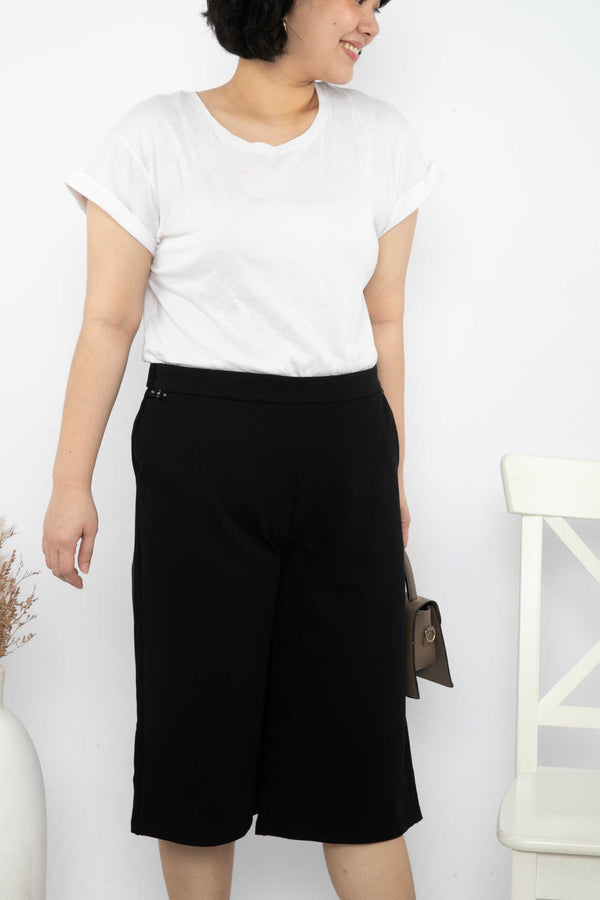 2023 - T-shirt Culottes Pants (Celana Kulot Kaos) 6608 JS
