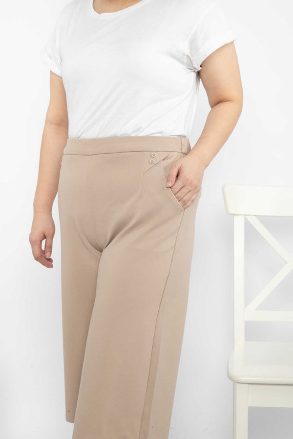 2023 - T-shirt Culottes Pants (Celana Kulot Kaos) 6256 JS