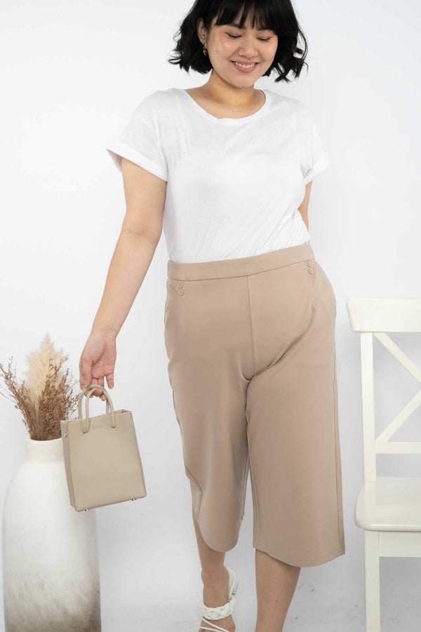 2023 - T-shirt Culottes Pants (Celana Kulot Kaos) 6256 JS