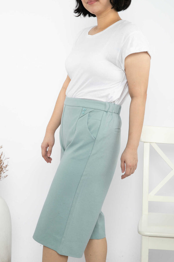 2023 - T-shirt Culottes Pants (Celana Kulot Kaos) 6256 JS