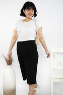 2023 - T-shirt Culottes Pants (Celana Kulot Kaos) 6256 JS
