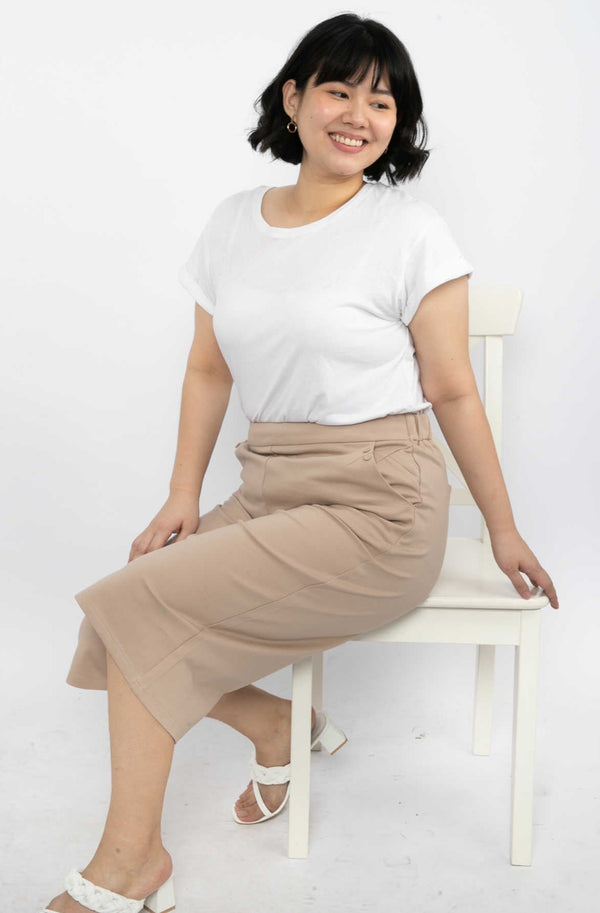 2023 - T-shirt Culottes Pants (Celana Kulot Kaos) 6585 JS