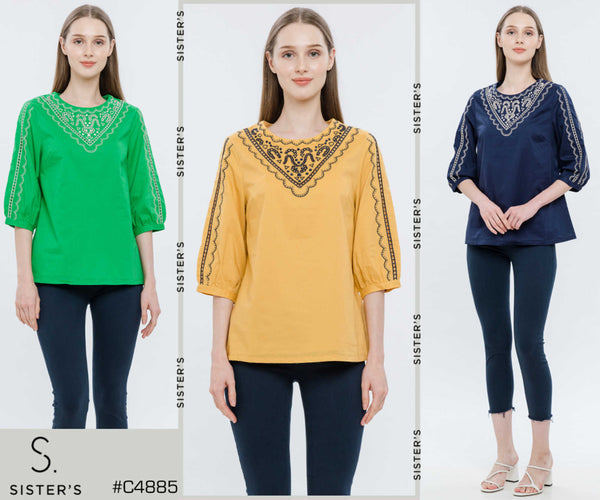 SISTER'S - Cotton Shirt (Katun) C4885 CAP