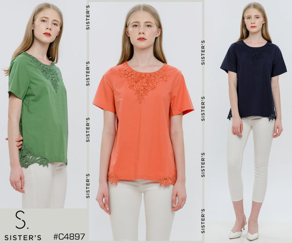 SISTER'S - Cotton Shirt (Katun) C4897 CAP