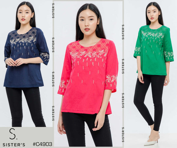 SISTER'S - Cotton Shirt (Katun) C4903 CAP