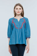 SISTER'S - Denim Top 227115 JS