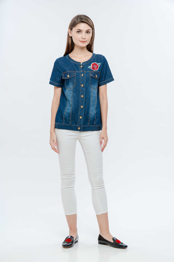 SISTER'S - Denim Top Y8922 ZE