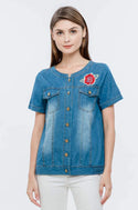 SISTER'S - Denim Top Y8922 ZE