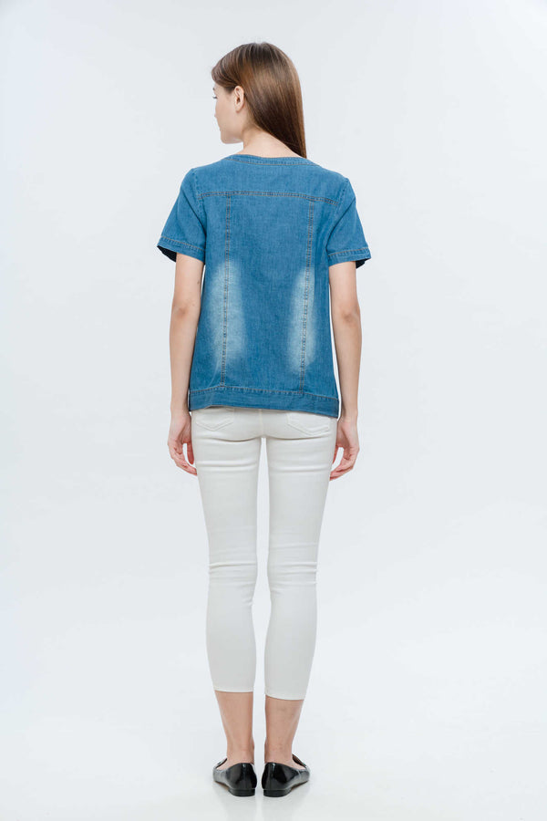 SISTER'S - Denim Top Y8922 ZE