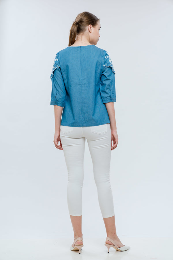 SISTER'S - Denim Top 24415 ZE