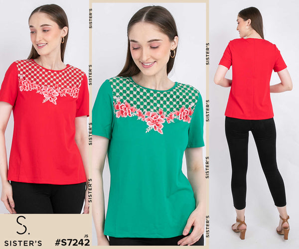 SISTER'S - Cotton Combed Top (Kaos) S7242 JS