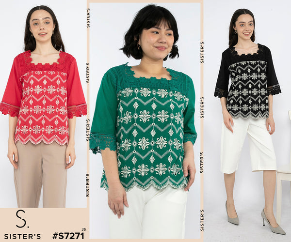 SISTER'S - Cotton Shirt (Katun) S7271 JS