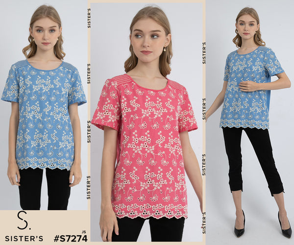 SISTER'S - Cotton with Cotton Combed Top (Katun Kombi Kaos) S7274 JS