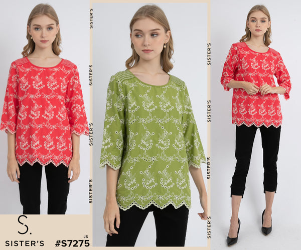 SISTER'S - Cotton with Cotton Combed Top (Katun Kombi Kaos) S7275 JS