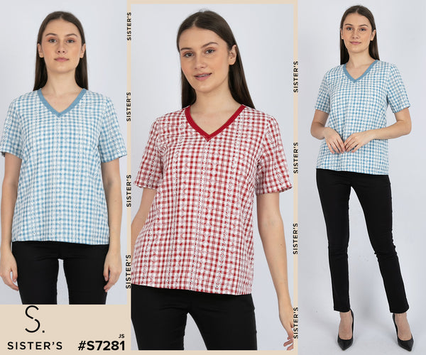 SISTER'S - Cotton Shirt (Katun) S7281 JS