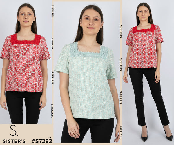 SISTER'S - Cotton Shirt (Katun) S7282 JS