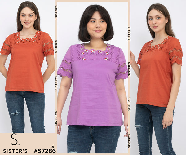 SISTER'S - Cotton Shirt (Katun) S7286 JS