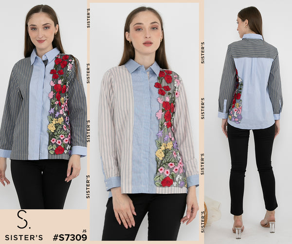 SISTER'S - Cotton Shirt (Katun) S7309 JS