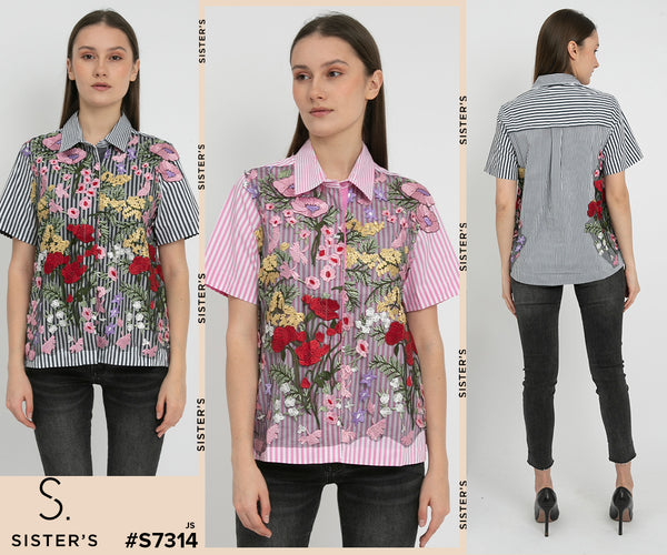 SISTER'S - Cotton Shirt (Katun) S7314 JS