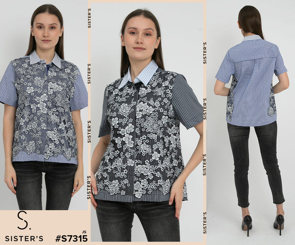 SISTER'S - Cotton Shirt (Katun) S7315 JS