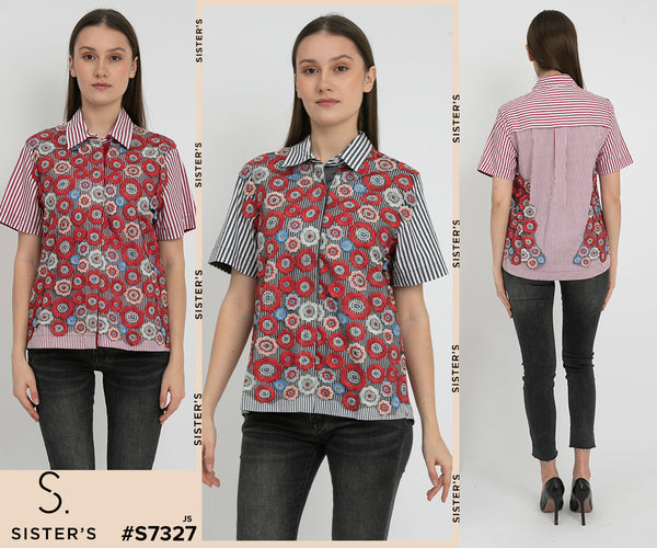 SISTER'S - Cotton Shirt (Katun) S7327 JS
