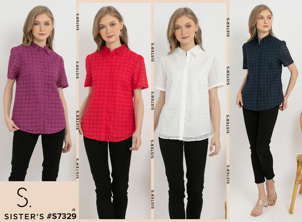 SISTER'S - Cotton Shirt (Katun) S7329 JS