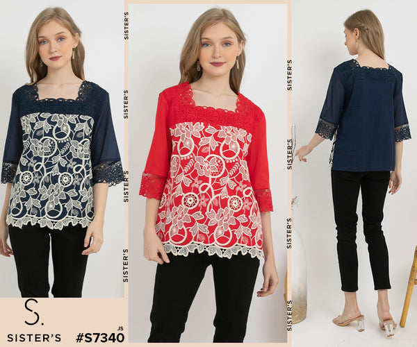 SISTER'S - Cotton Shirt (Katun) S7340 JS