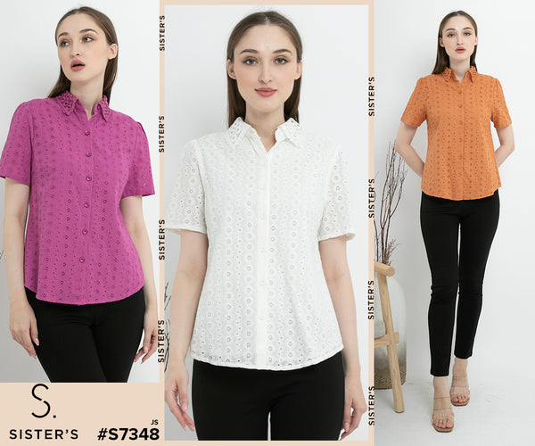 SISTER'S - Cotton Shirt (Katun) S7348 JS