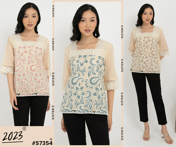 SISTER'S - Cotton Shirt (Katun) S7354 JS