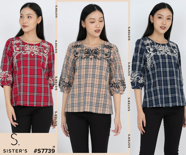 SISTER'S - Cotton Shirt (Katun) S7339 JS