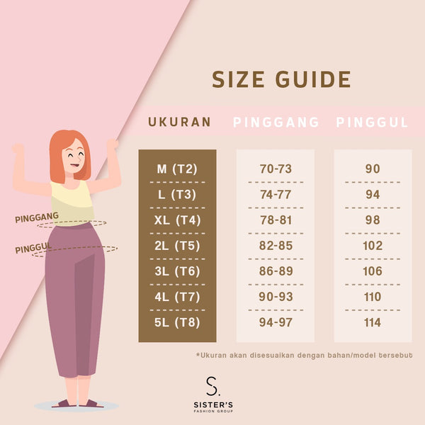 SISTER'S - Japanese Cotton Pants (Celana Katun Jepang) 6588 ZE