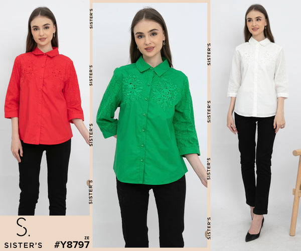 SISTER'S - Cotton Shirt (Katun) Y8797 ZE