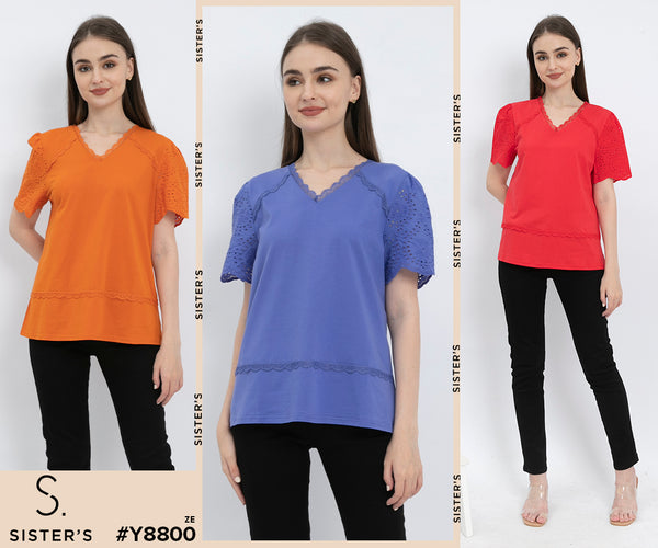 SISTER'S - Cotton Combed Top (Kaos) Y8800 ZE