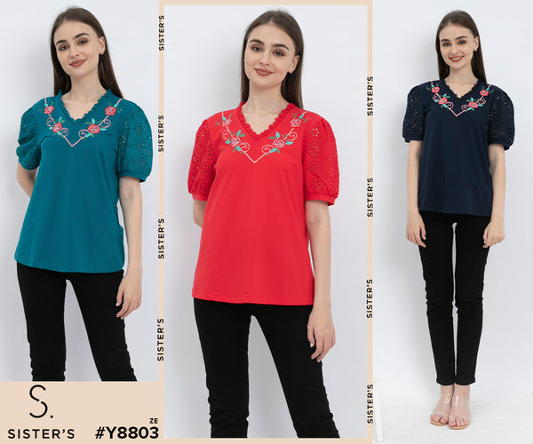 SISTER'S - Cotton Combed Top (Kaos) Y8803 ZE