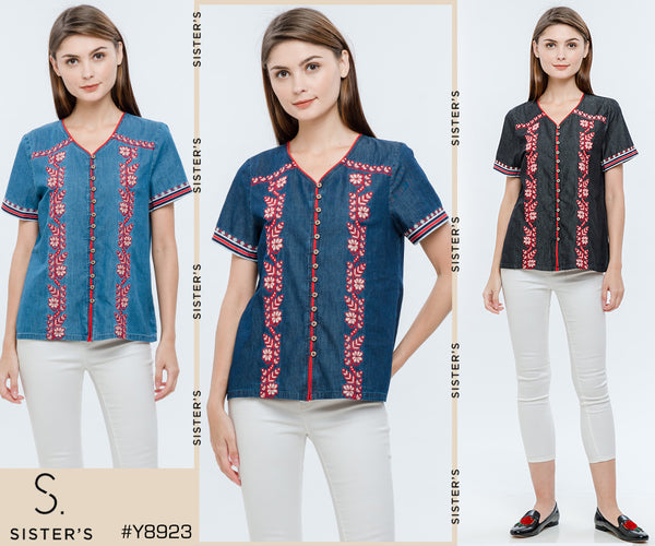 SISTER'S - Denim Top Y8923 ZE