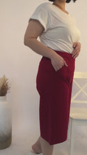 2023 - T-shirt Culottes Pants (Celana Kulot Kaos) 6256 JS